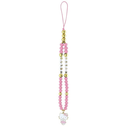 Hello Kitty Pearls and Beads Kitty Charm Phone Charm - Pink_0