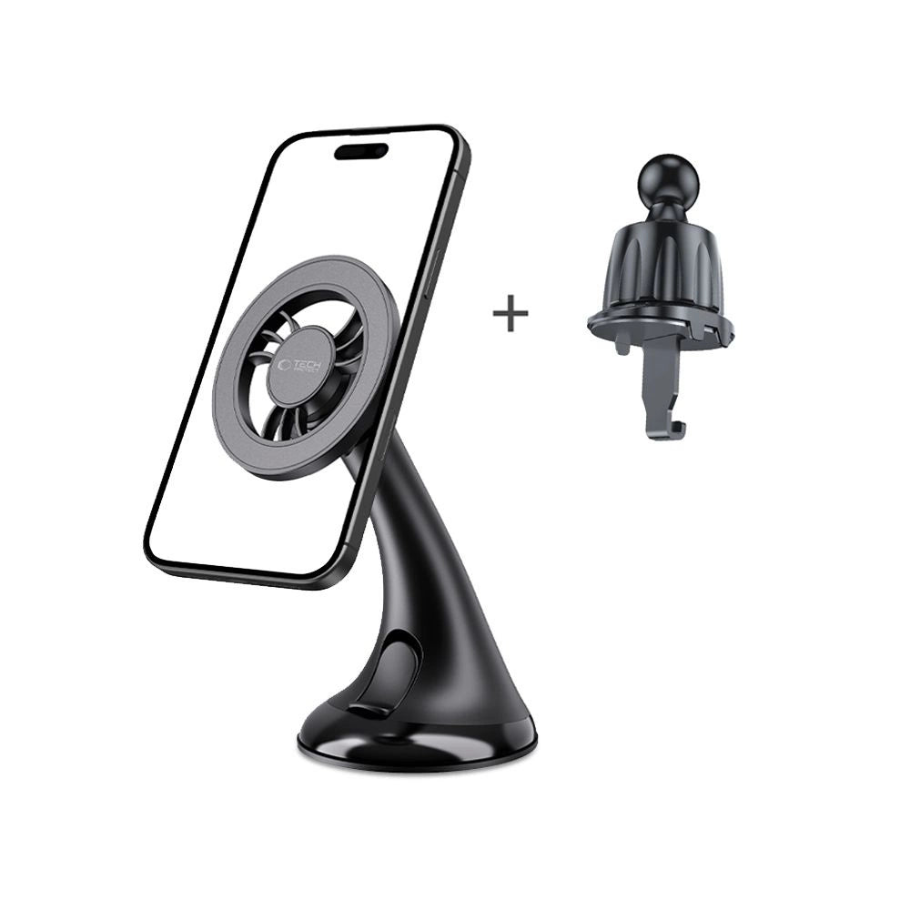 Tech-Protect N56 Car Holder for Dashboard, Windshield or Air Vent Mount - Black_1