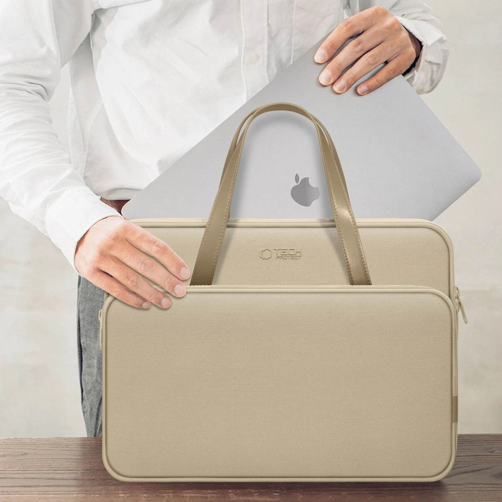 Tech-Protect Carrying Bag for 15-16" Laptop - Beige_10