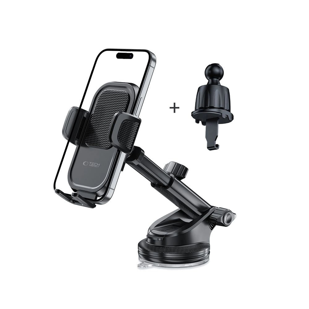 Tech-Protect V8 Car Holder for Dashboard, Windshield or Air Vent Mount - Black_1