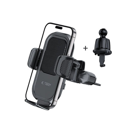 Tech-Protect V8 Car Holder for CD Slot or Air Vent Mount - Black_1