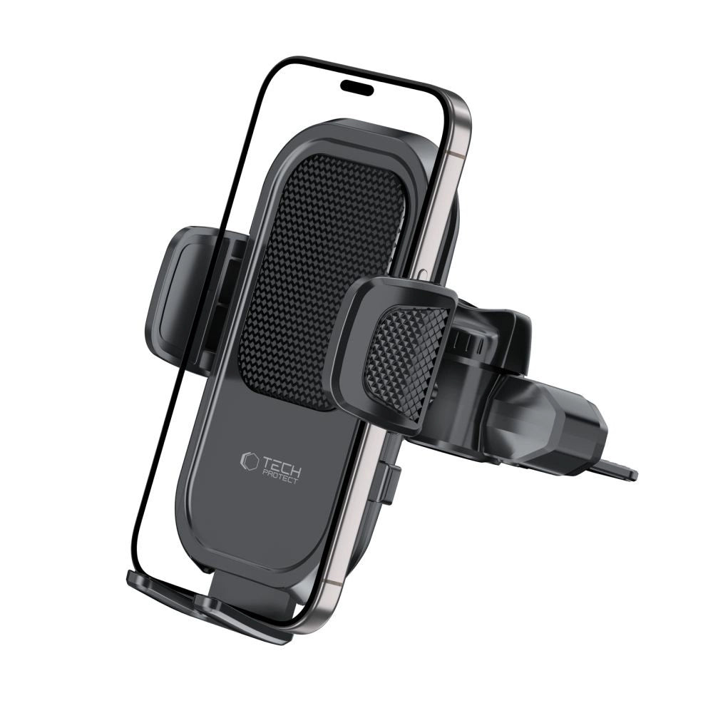 Tech-Protect V8 Car Holder for CD Slot or Air Vent Mount - Black_2