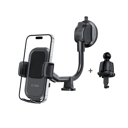 Tech-Protect V8 Car Holder for Dashboard, Windshield or Air Vent Mount - Black_1
