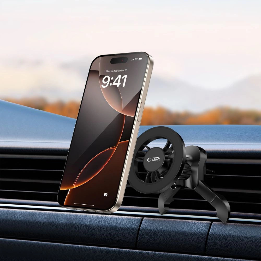 Tech-Protect N56 Magnetic MagSafe Car Air Vent Mount Holder - Black_7