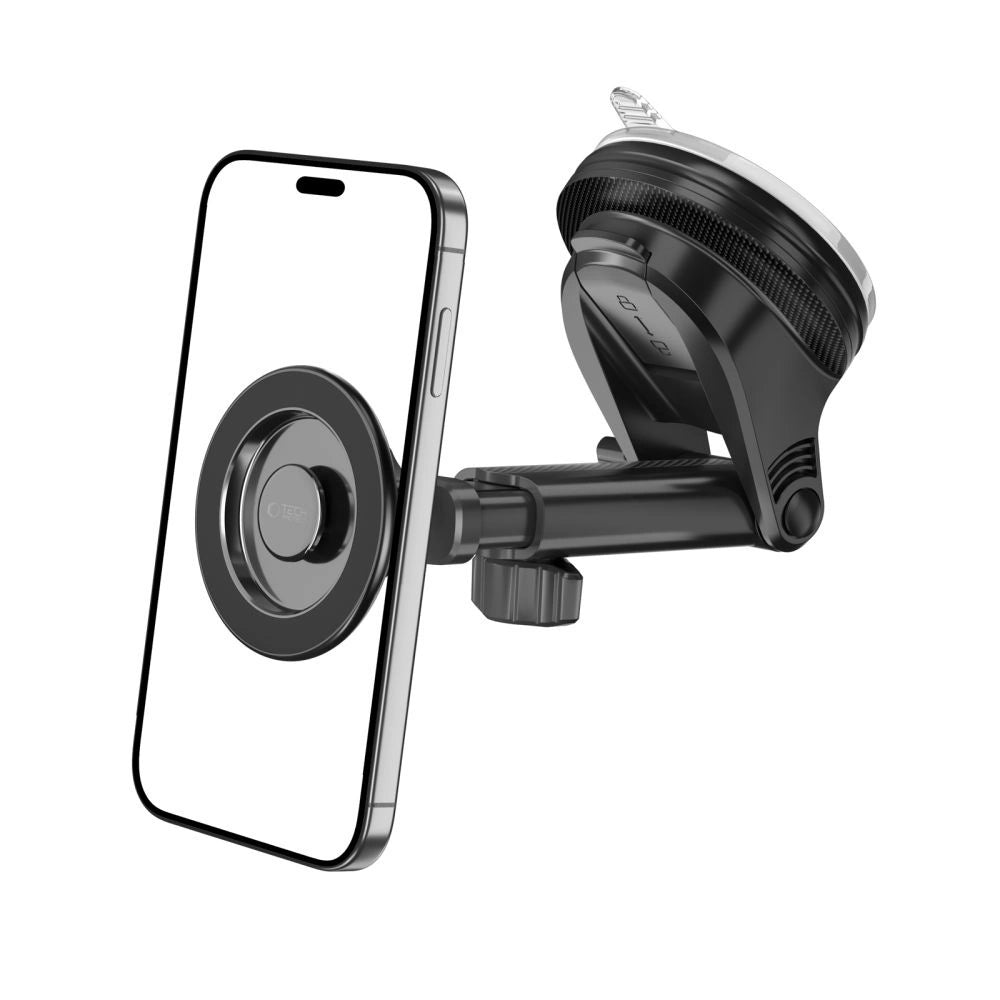Tech-Protect N58 Magnetic MagSafe Car Holder for Cockpit, Windshield or Air Vent Mount - Black_6