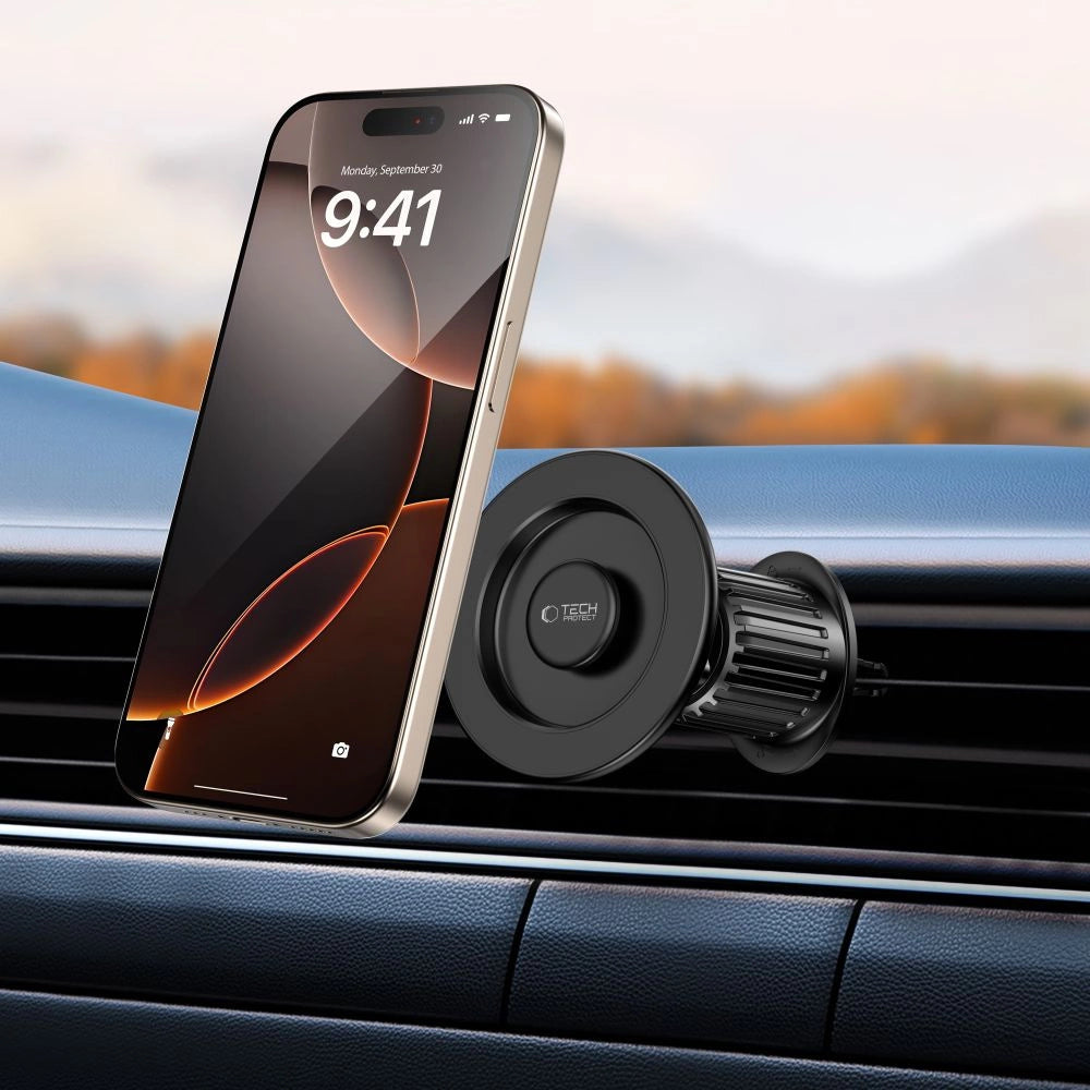 Tech-Protect N58 Magnetic MagSafe Car Air Vent Mount Holder - Black_4