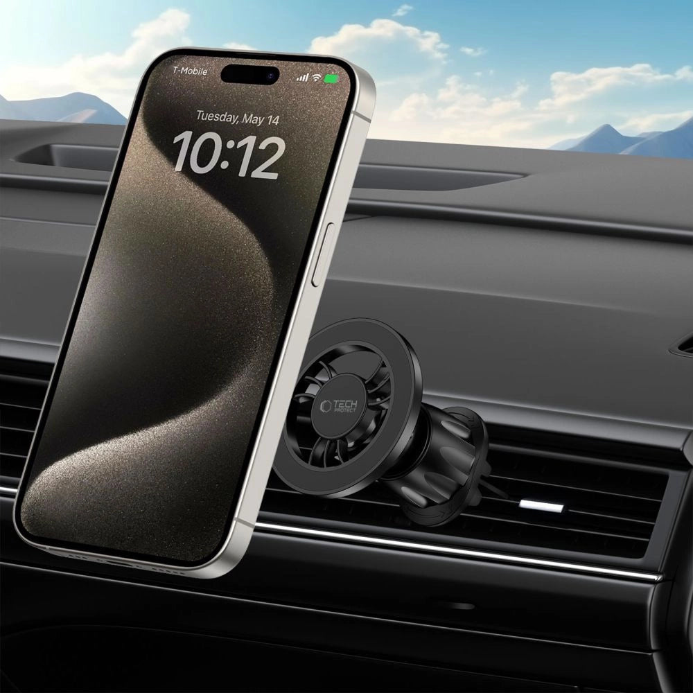 Tech-Protect N56 Magnetic MafSafe Car Holder CD Slot Mount - Black_9