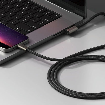 Ringke 3.2 gen. 2x2 USB-C, PD 3.1 240W 2m angled cable - black_3