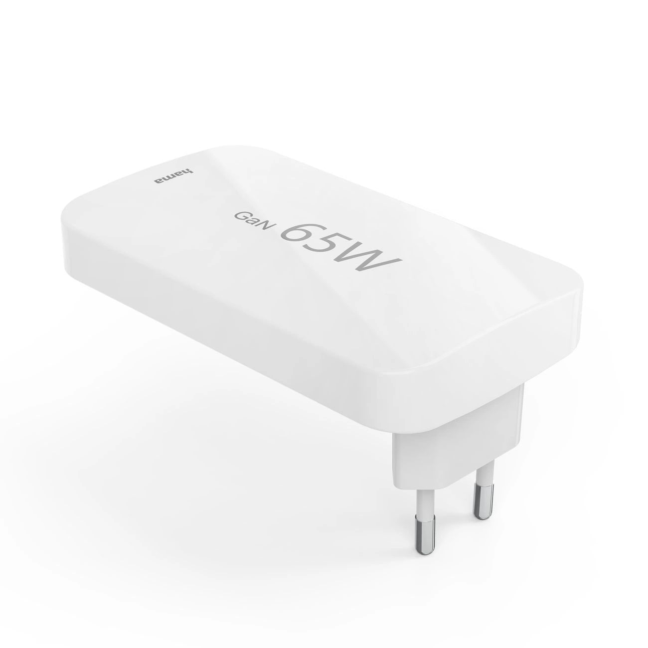 Hama GaN Charger 65W 2x USB-C 1x USB-A Foldable - White_0