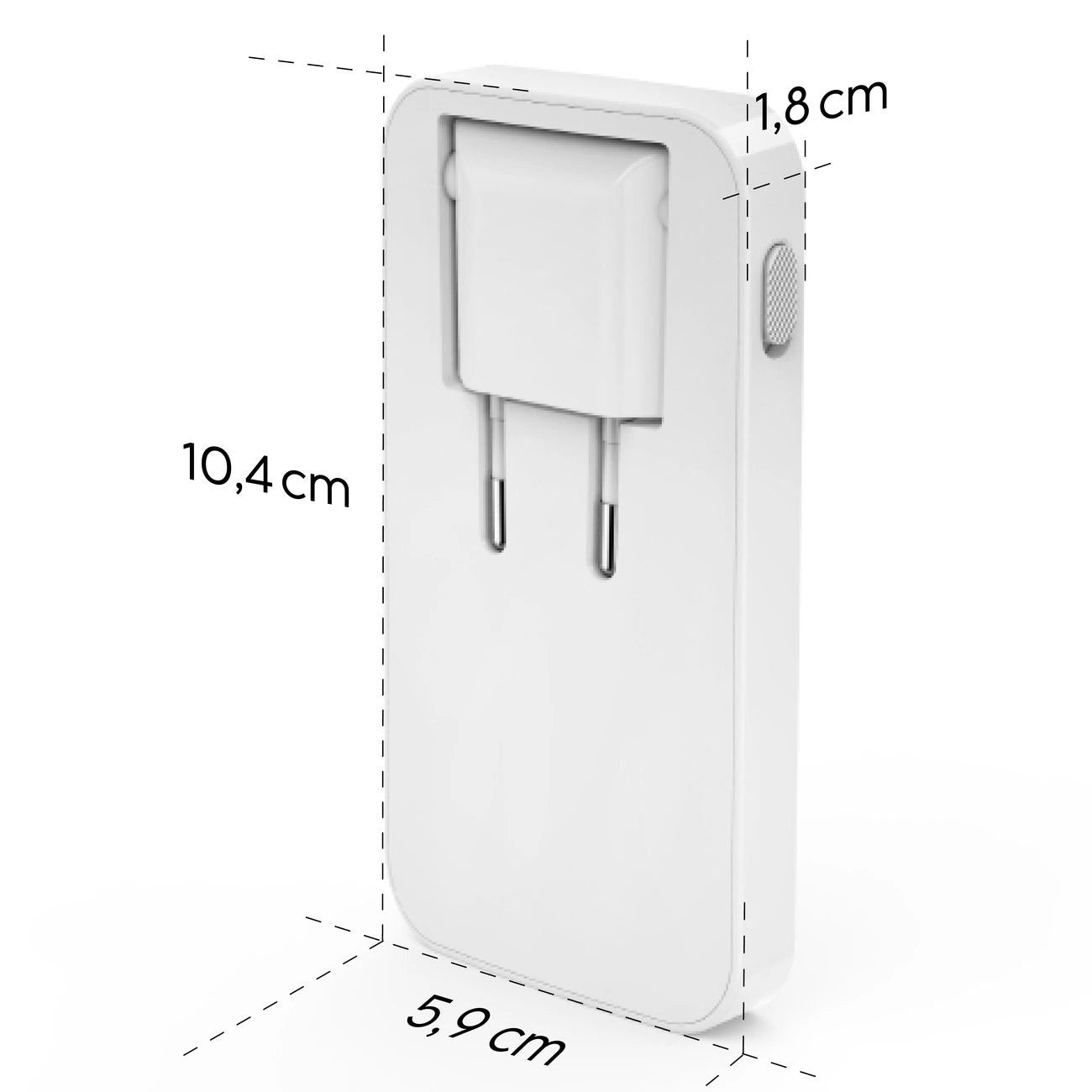 Hama GaN Charger 65W 2x USB-C 1x USB-A Foldable - White_9