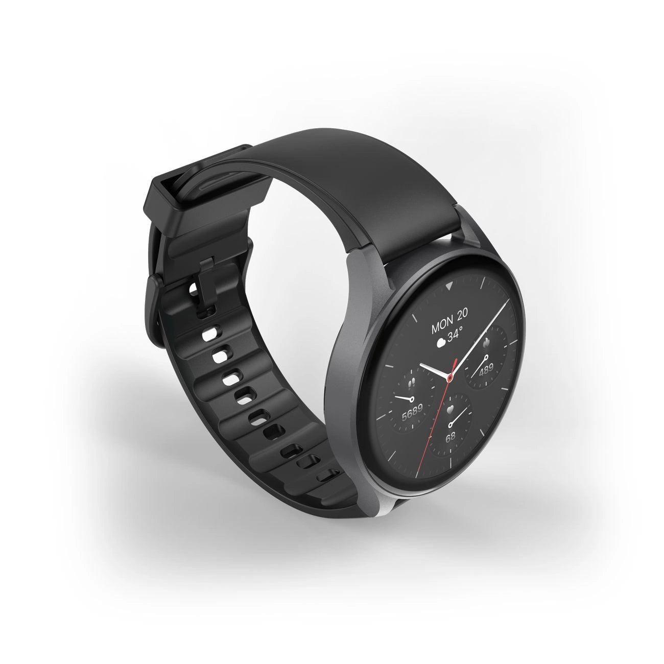 Hama 8900 GPS AMOLED Smartwatch 1.43" with Silicone Strap - Black_6