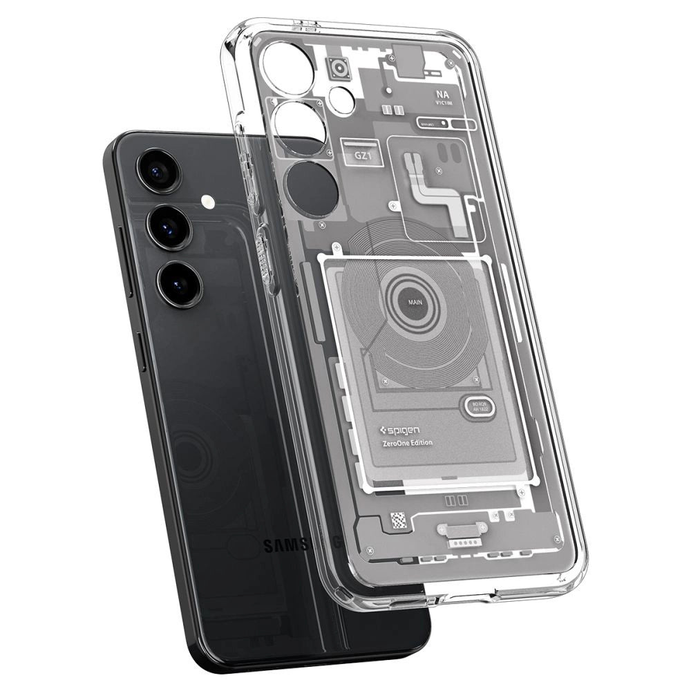 Spigen Ultra Hybrid Case for Samsung Galaxy S24 Zero One - White_7
