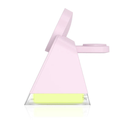 Tech-Protect QI15W-A43 3in1 MagSafe Inductive Charger - Pink_4