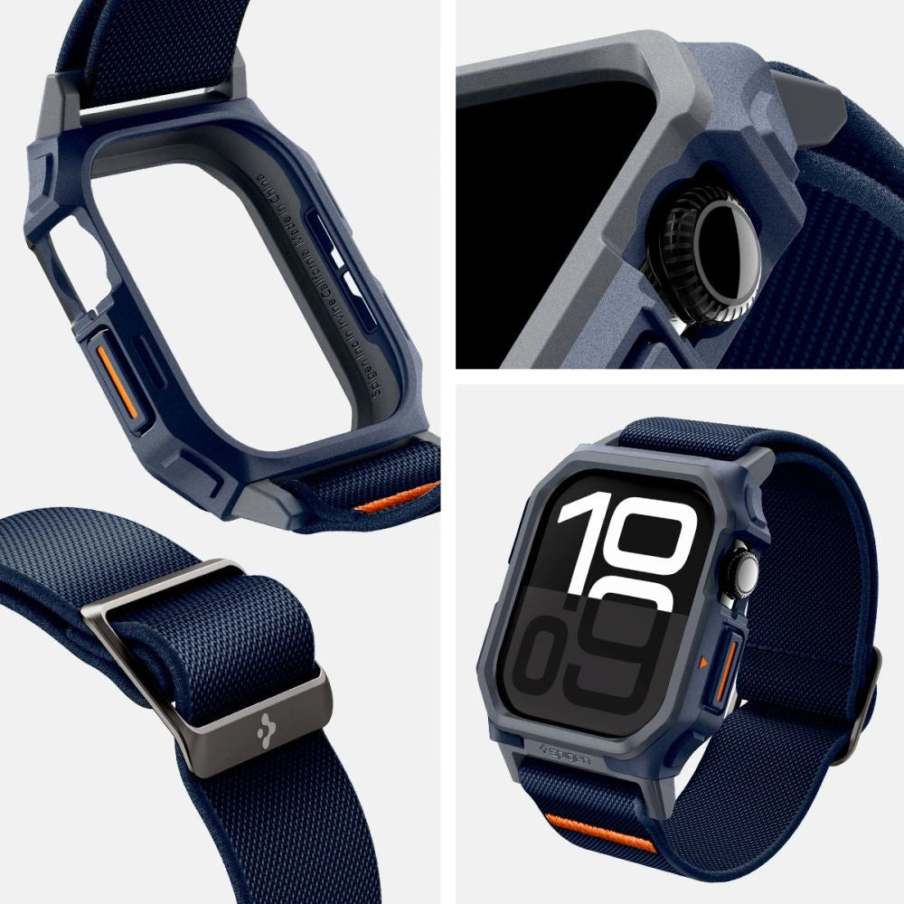 Spigen Lite Fit &quot;Pro&quot; Strap for Apple Watch 10 46mm - Navy Blue_9