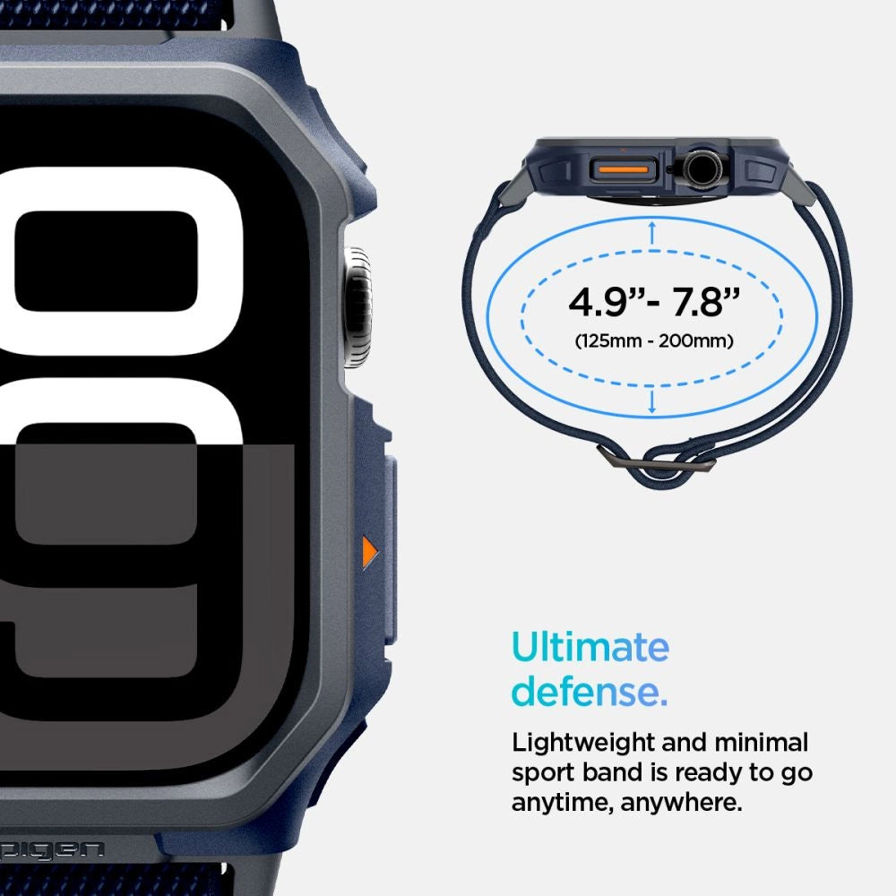 Spigen Lite Fit &quot;Pro&quot; Strap for Apple Watch 10 46mm - Navy Blue_10