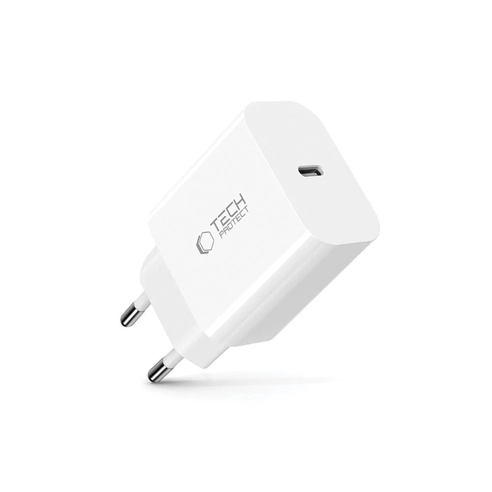 Tech-Protect NC20W wall charger USB-C port - white_1