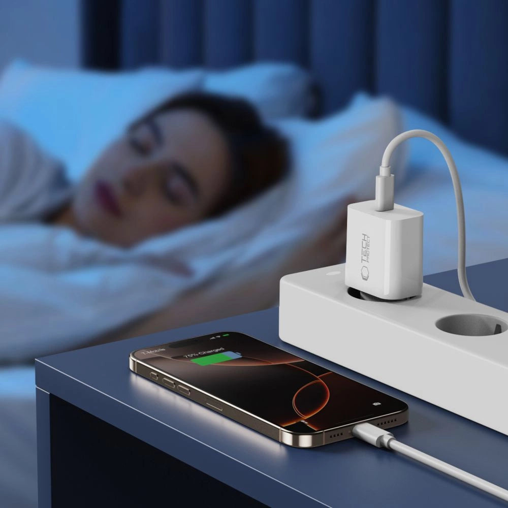 Tech-Protect NC20W wall charger USB-C port - white_7