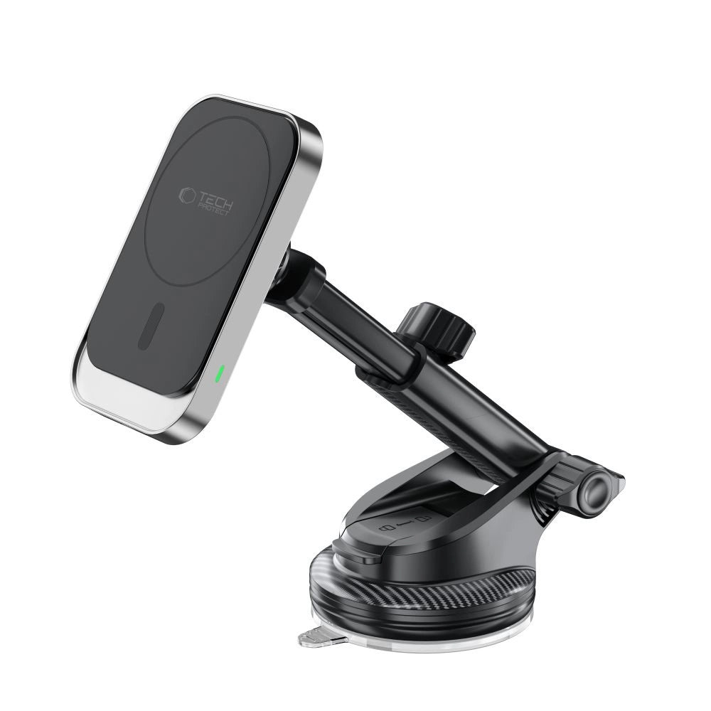 Tech-Protect MM15W-V9 Car Holder with MagSafe for Dashboard and Air Vent 15W - Black_2