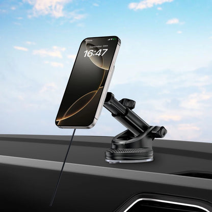 Tech-Protect MM15W-V9 Car Holder with MagSafe for Dashboard and Air Vent 15W - Black_7