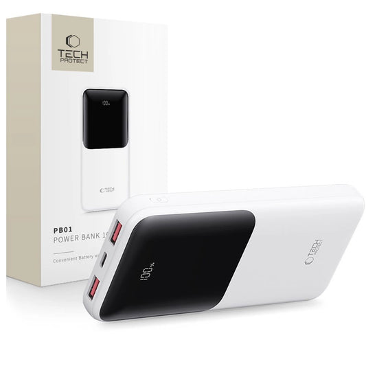 Powerbank Tech-Protect PB01 10000mAh 22.5W - white_0