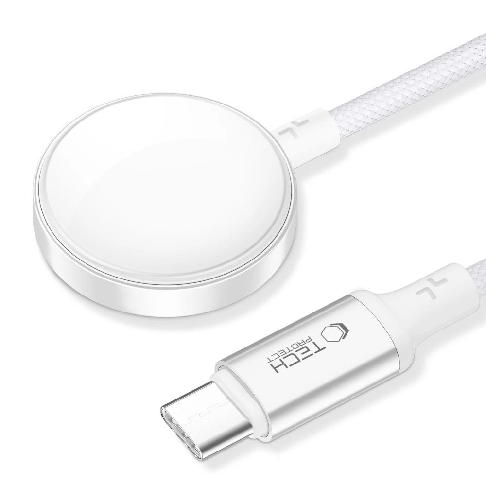 Tech-Protect UltraBoost USB-C Inductive Charger for Apple Watch 1m - White_1