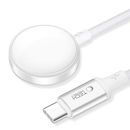 Tech-Protect UltraBoost USB-C Inductive Charger for Apple Watch 1m - White_1