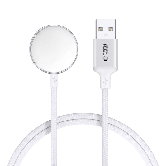 Tech-Protect UltraBoost USB-A Inductive Charger for Apple Watch 1m - White_0