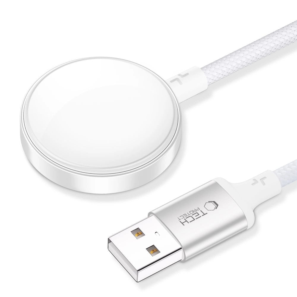 Tech-Protect UltraBoost USB-A Inductive Charger for Apple Watch 1m - White_1