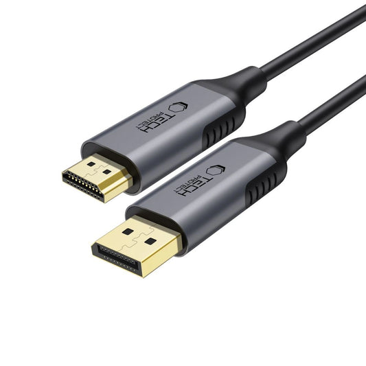Tech-Protect UltraBoost DisplayPort / HDMI 2.0 Cable 4K 60Hz 2m - Black_0