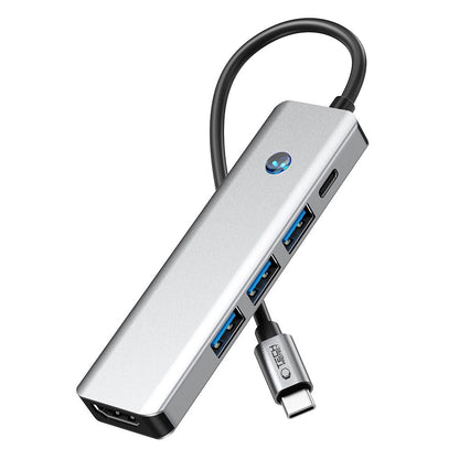 Tech-Protect HB01 HUB Adapter 5in1 USB-C + USB3.0 + HDMI 4K 60Hz + PD100W - gray_4