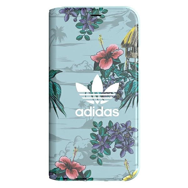 Adidas Booklet Case Floral for iPhone X / XS - Gray_0