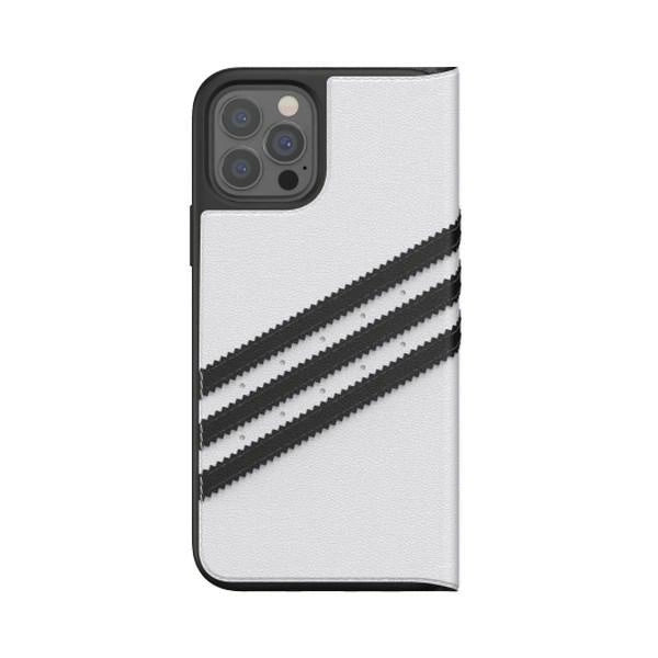Adidas OR Booklet Case PU for iPhone 12 / 12 Pro 6.1&quot; - white and black_2