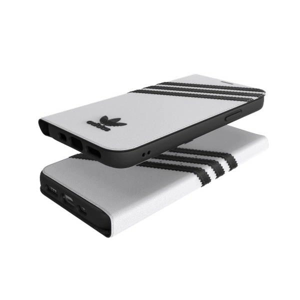 Adidas OR Booklet Case PU for iPhone 12 / 12 Pro 6.1&quot; - white and black_4