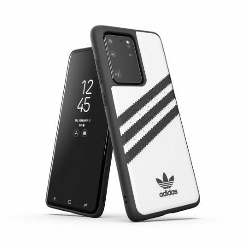 Adidas OR Moudled Case PU for Samsung Galaxy S20 Ultra - White and Black_0