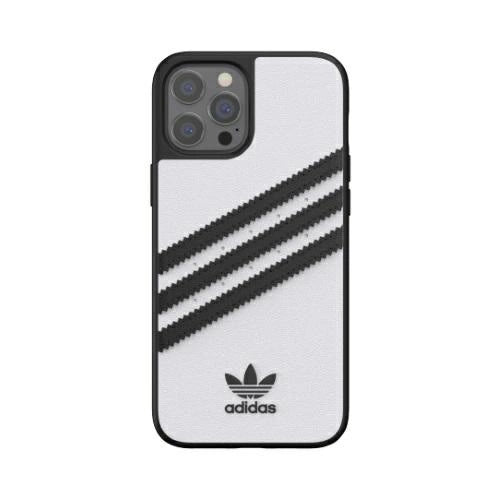 Adidas OR Moulded Case PU for iPhone 12 Pro Max - White/Black_1