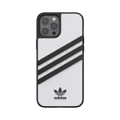 Adidas OR Moulded Case PU for iPhone 12 Pro Max - White/Black_1