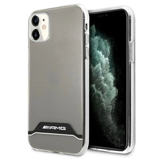 AMG Electroplate Black&amp;White Case for iPhone 11 / XR 6.1" - Transparent_0