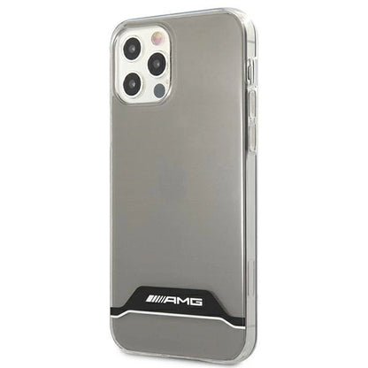 AMG Electroplate Black&amp;White Case for iPhone 12 / 12 Pro - Transparent_1