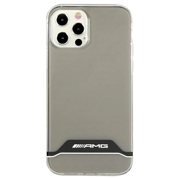 AMG Electroplate Black&amp;White Case for iPhone 12 / 12 Pro - Transparent_2