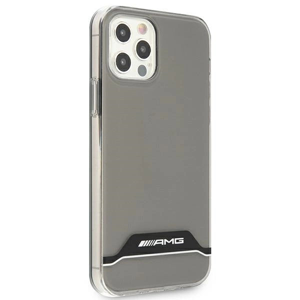 AMG Electroplate Black&amp;White Case for iPhone 12 / 12 Pro - Transparent_3