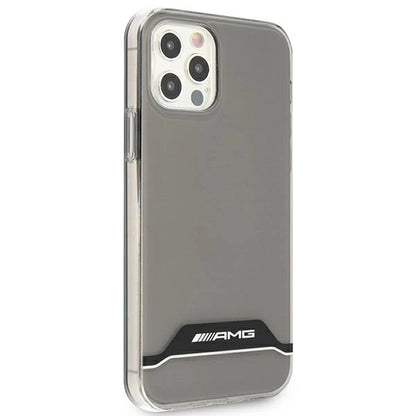 AMG Electroplate Black&amp;White Case for iPhone 12 / 12 Pro - Transparent_3