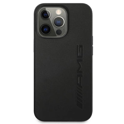 AMG Leather Hot Stamped Case for iPhone 13 Pro / 13 6.1" - Black_2