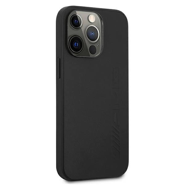 AMG Leather Hot Stamped Case for iPhone 13 Pro / 13 6.1" - Black_3