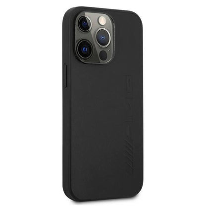 AMG Leather Hot Stamped Case for iPhone 13 Pro / 13 6.1" - Black_3