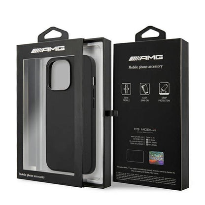 AMG Leather Hot Stamped Case for iPhone 13 Pro / 13 6.1" - Black_7