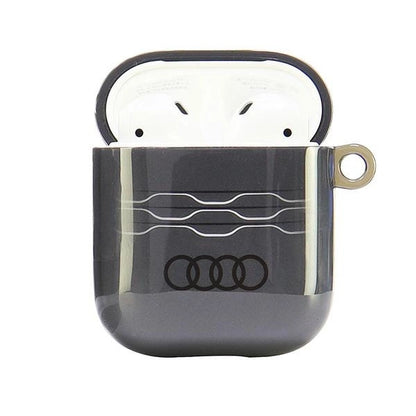 Audi IML Geometric Pattern Case for AirPods 1 / 2 - Gray_1