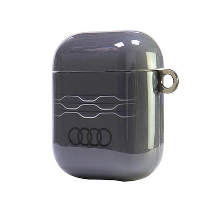 Audi IML Geometric Pattern Case for AirPods 1 / 2 - Gray_2