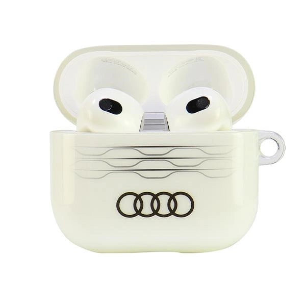 Audi IML Geometric Pattern AirPods 3 Case - White_1