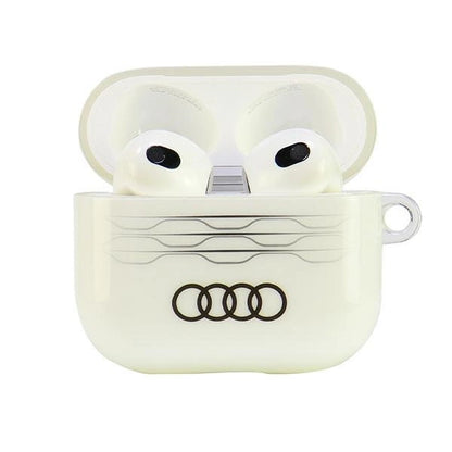 Audi IML Geometric Pattern AirPods 3 Case - White_1
