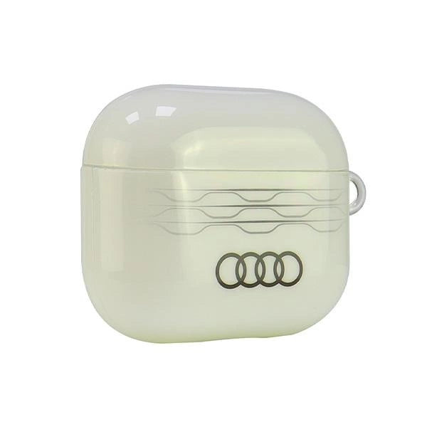 Audi IML Geometric Pattern AirPods 3 Case - White_3